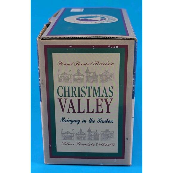 VTG Christmas Valley STAGE COACH Figurine Seasonal Specialties 1995 w/ Box - Picture 12 of 16